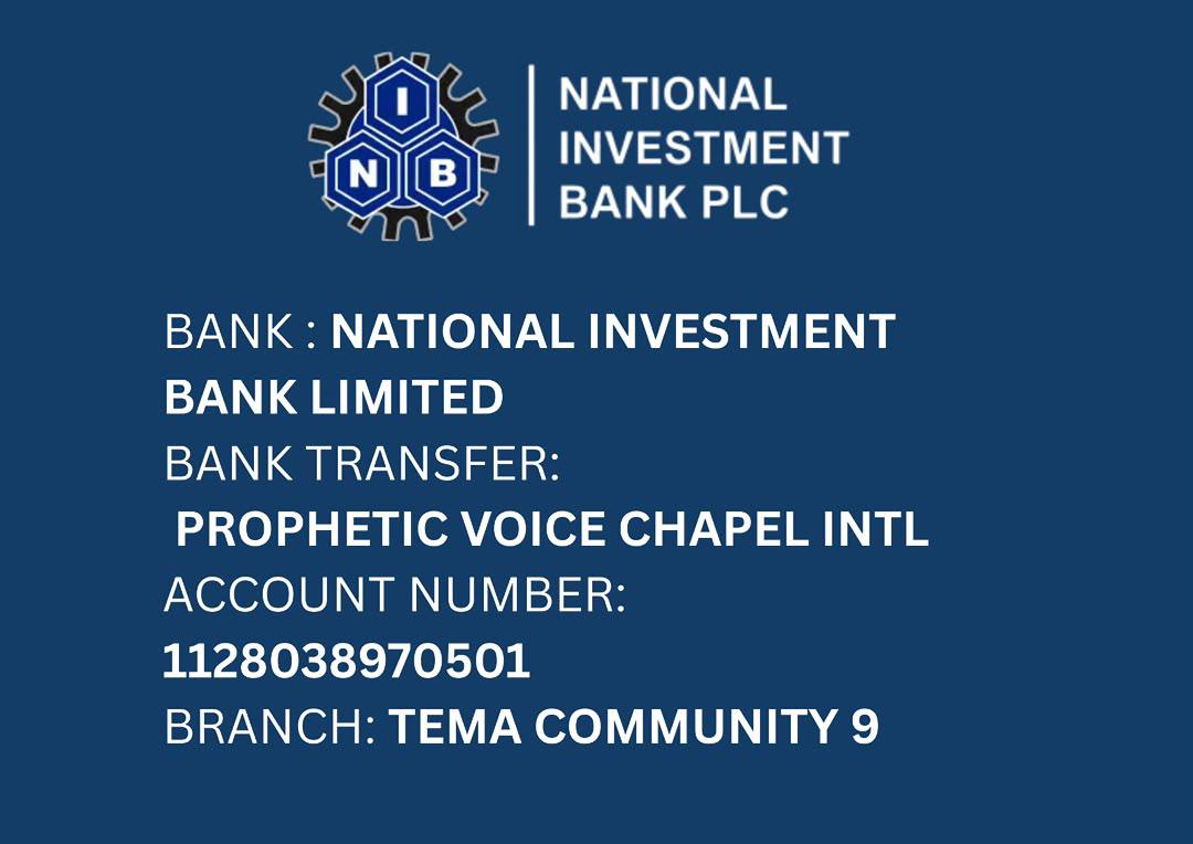 NIB Main Account Official Banner
